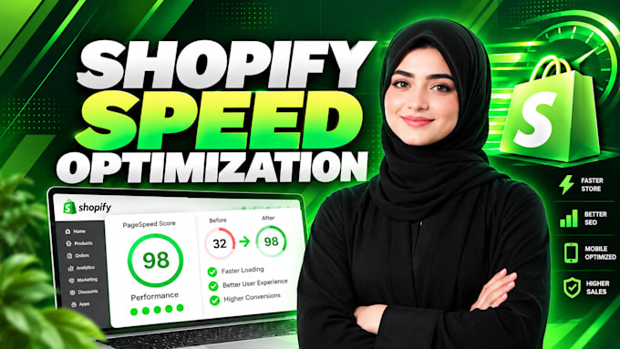 optimize shopify store speed, improve cro and boost page speed score