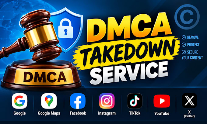 provide dmca takedown and copyright protection services