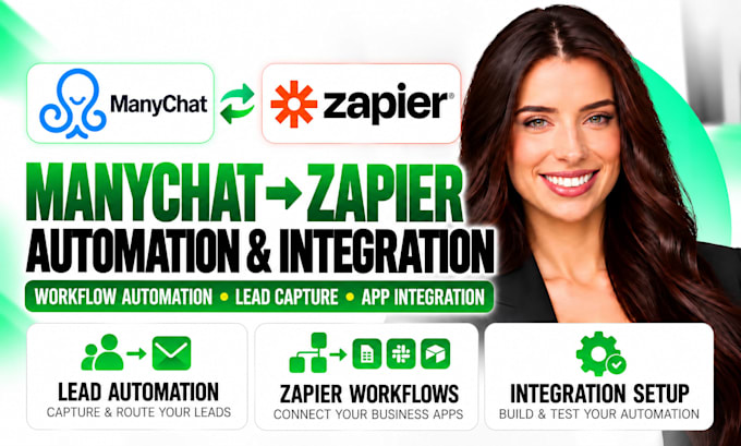 create manychat zapier automation and workflow integrations