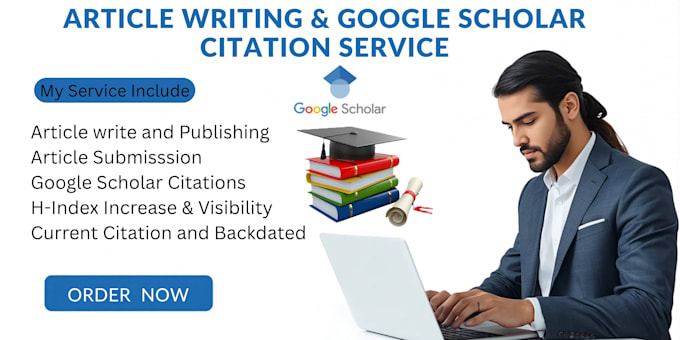 write article and publish in google scholar indexed journal, increase citation