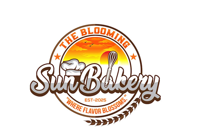 create a unique bakery, cookie, and dessert logo design