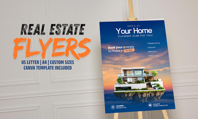 professional real estate flyers