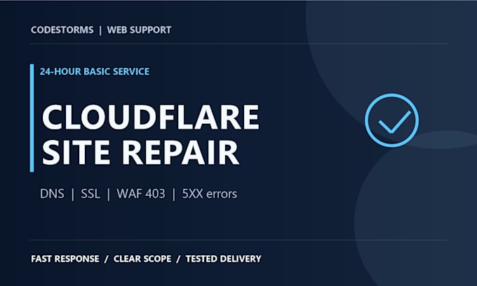 troubleshoot cloudflare dns SSL and 403 errors within 24 hours