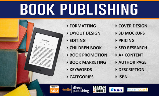 do book publishing on amazon kdp, book formatting, amazon kindle ebook publish,