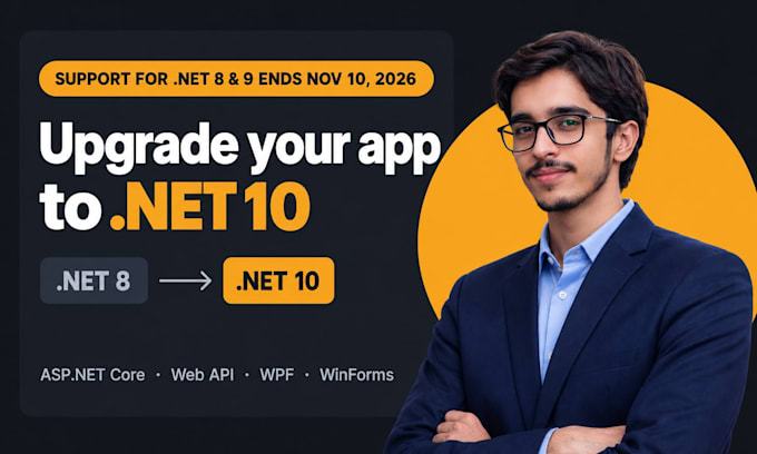 upgrade or migrate your asp net core or dotnet app to net 10