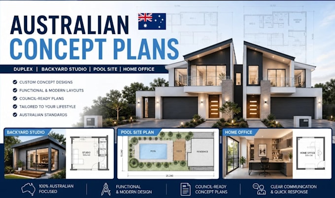 create australia duplex concept plans backyard studio plans australian site plan
