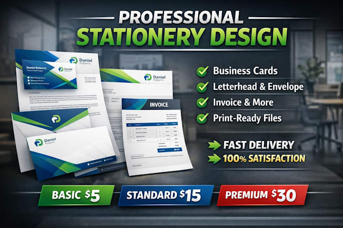 design premium business stationery