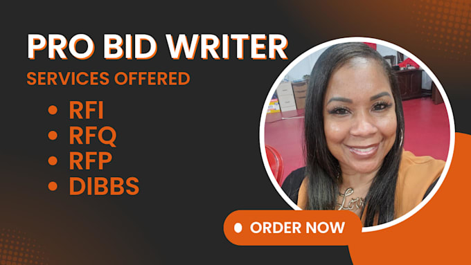 write government contract bid proposals, rfp and dibbs rfq responses