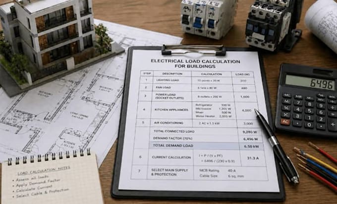 review site plan electrical load calc wall bearing structural analysis