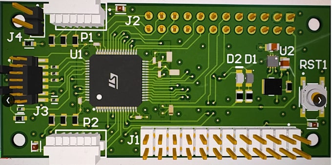 design  pcb layout and schematic in kicad or altium