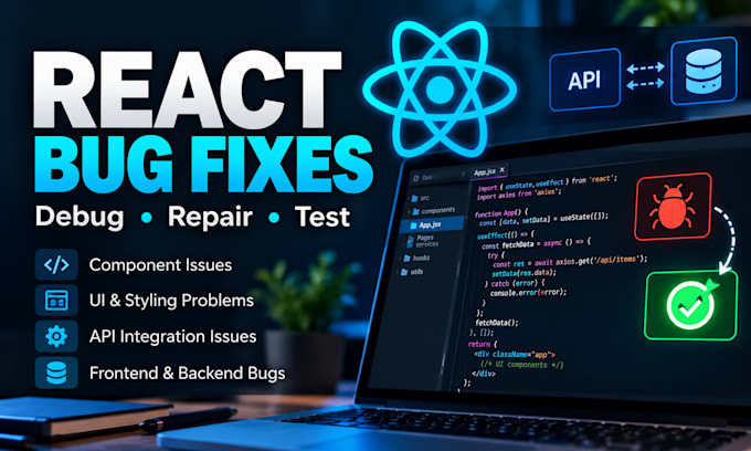 fix bugs in your react application