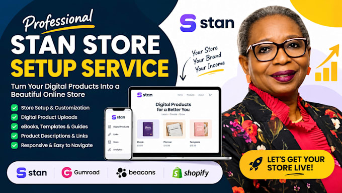do stan store, stan store setup, digital product store, stan store design,