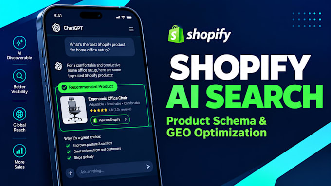 do shopify entity seo and product schema for chatgpt search and perplexity