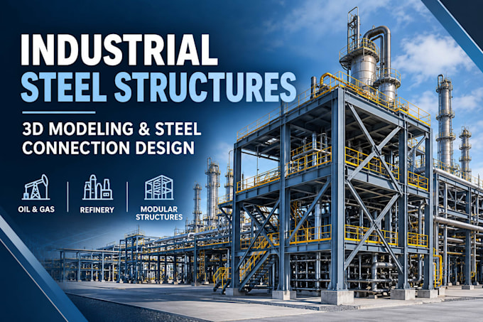 model industrial steel structures
