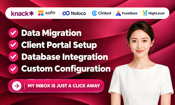 migrate client portals databases between knack softr noloco clinked fusebase ghl