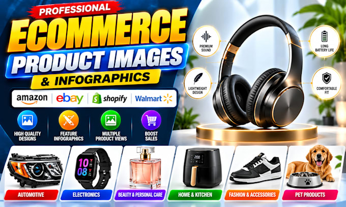design ecommerce product images and infographics