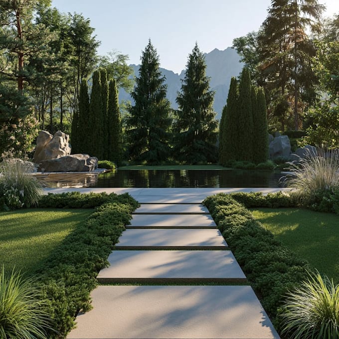 do backyard landscape design as landscape architect