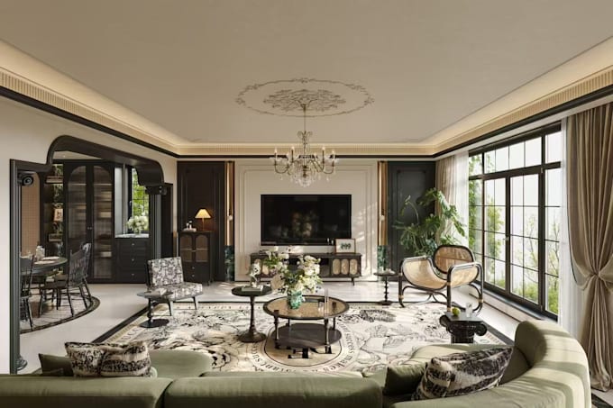 deliver high end 3d interior renderings of the home in 48 hours