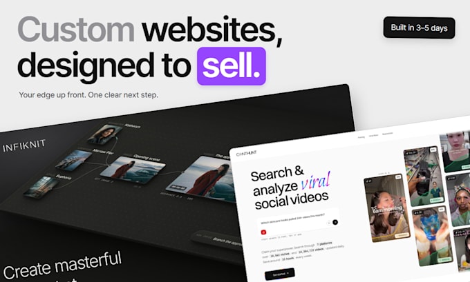 build a beautiful cro focused landing page or storefront
