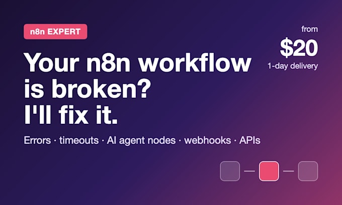 fix, debug and improve your n8n workflows