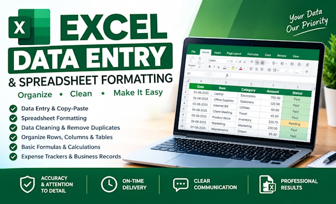create excel spreadsheets and business reports