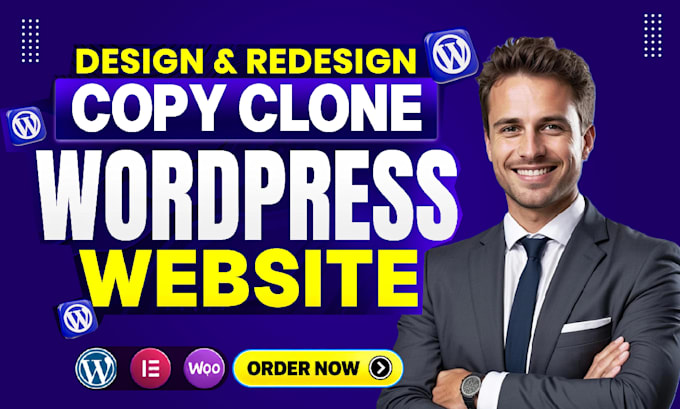 duplicate copy clone redesign wordpress website using elementor pro
