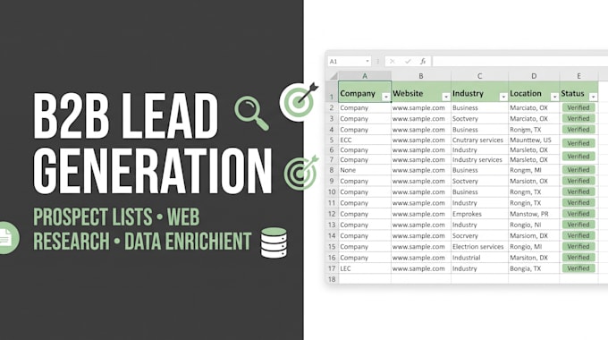 do targeted b2b lead generation and data enrichment