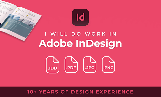 do adobe indesign project design or print setup
