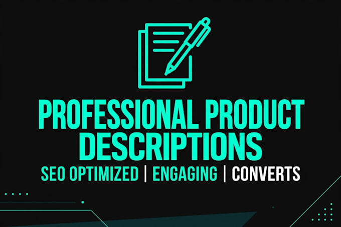product descriptions, copywriting, and engaging content