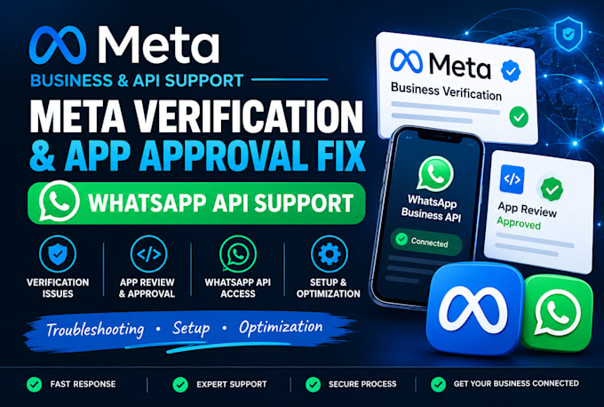 setup meta business suite, whatsapp API, meta business verification
