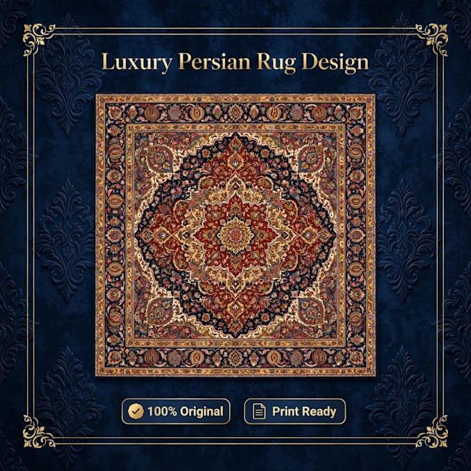 create professional persian and modern carpet rug designs