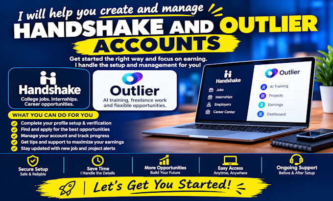 help you create and manage handshake and outlier accounts
