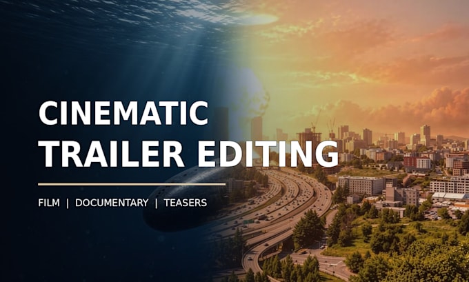 edit a cinematic movie trailer or documentary teaser