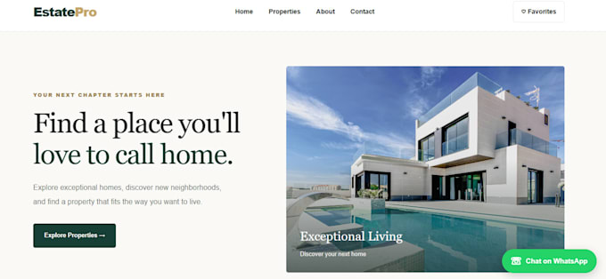build a responsive real estate website