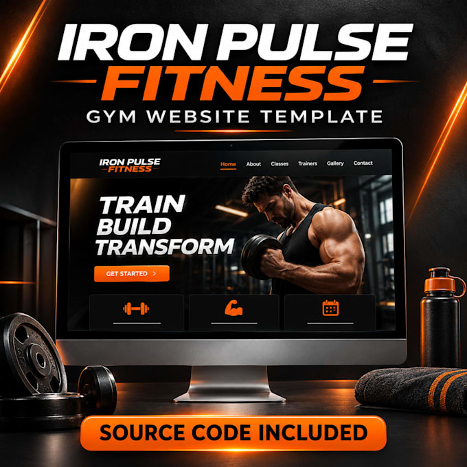 design a modern and responsive gym fitness website