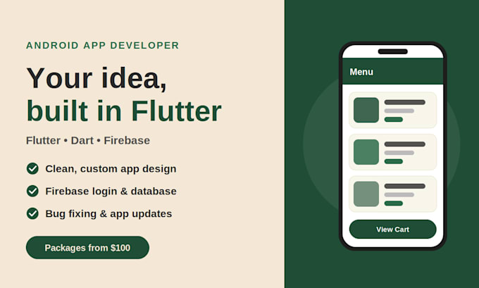 develop flutter apps with firebase