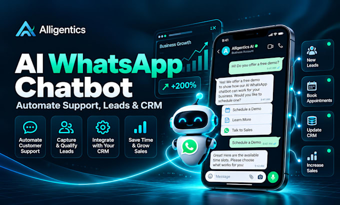 build an ai whatsapp chatbot for customer support and lead generation