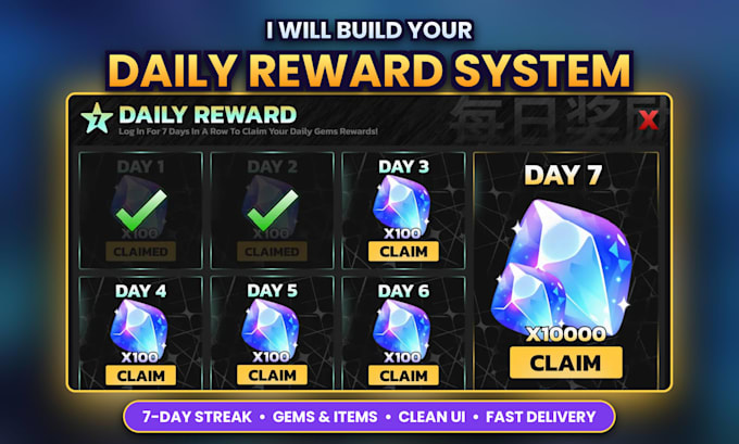 script a roblox daily rewards system with streaks and UI