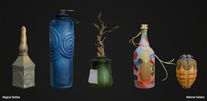 3d environment and prop designs