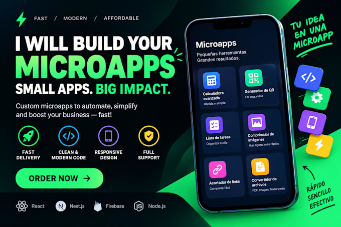 build a custom micro app or simple tool for your business