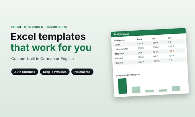 create a custom excel template