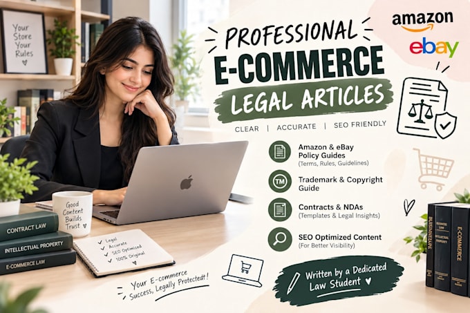 write professional e commerce legal articles
