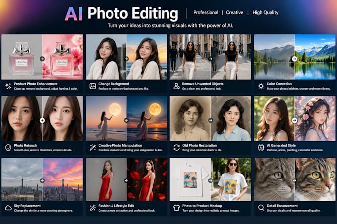 edit ai images, replace backgrounds, and create realistic photo composite