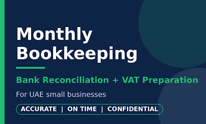 do bookkeeping and bank reconciliation