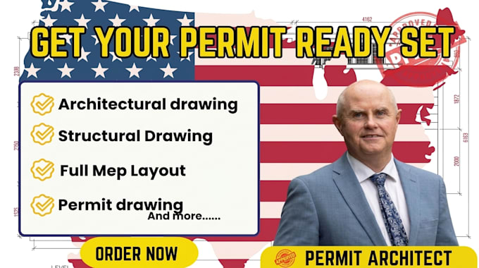 be your illinois architect, massachusetts structural engineer for permit drawing