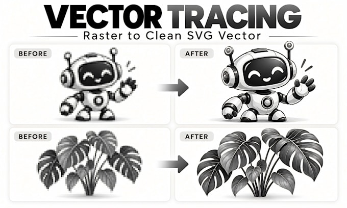 vector trace your ai generated logo or image to svg
