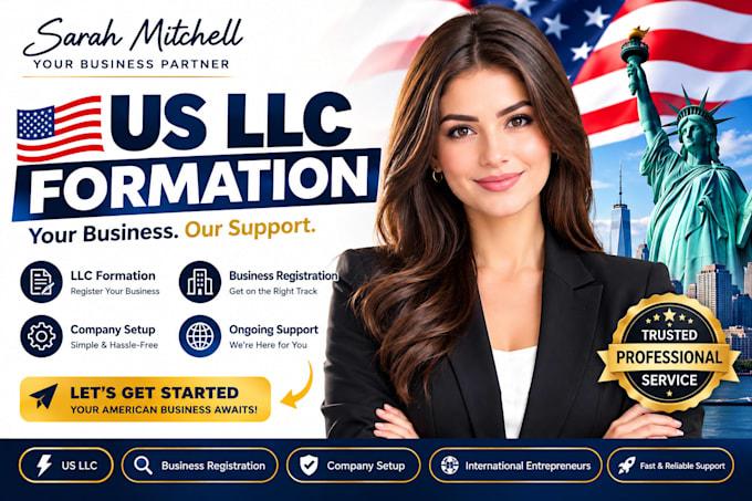 prepare US llc formation documents, operating agreement and ein setup