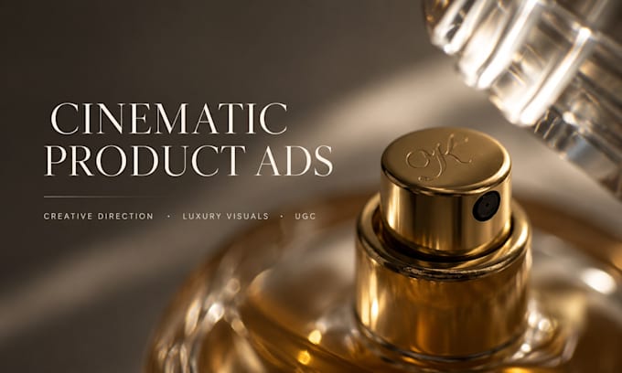 create luxury cinematic beauty product commercials