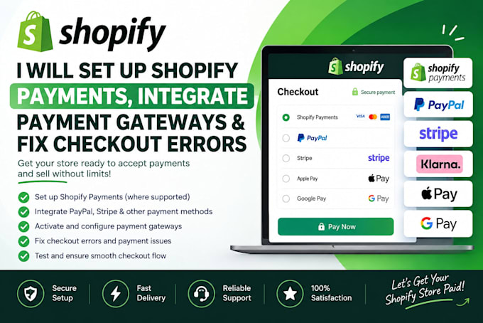 fix shopify checkout errors and payment integration issues