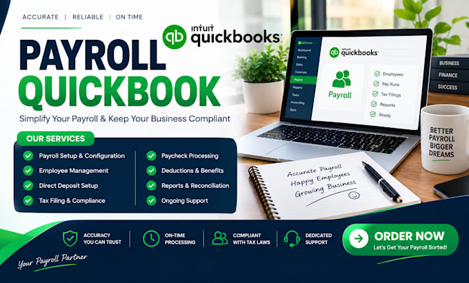 do UK payroll processing and payslips using quickbooks online